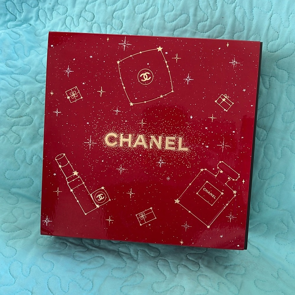 Chanel gift box and sleeve.